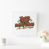 Wall Clock Quadratische Wanduhr (Zuhause)