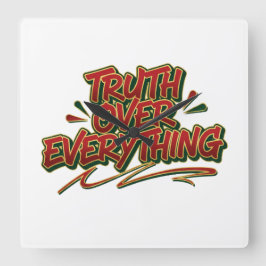 Wall Clock Quadratische Wanduhr