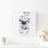 Wall Clock. Quadratische Wanduhr (Zuhause)