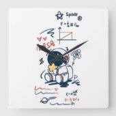 Wall Clock. Quadratische Wanduhr (Vorderseite)