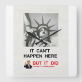 Wall Clock Quadratische Wanduhr (Vorderseite)