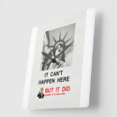 Wall Clock Quadratische Wanduhr (Winkel)