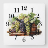 Wall Clock Quadratische Wanduhr (Vorderseite)