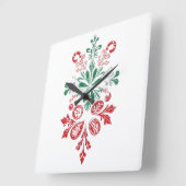 Wall Clock Quadratische Wanduhr (Winkel)