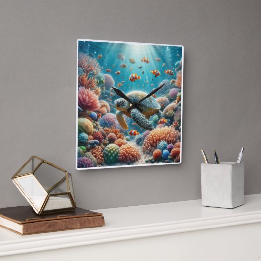 Wall Clock Quadratische Wanduhr (Büro)