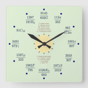 Wall Clock Quadratische Wanduhr