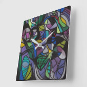 Wall Clock Quadratische Wanduhr (Winkel)