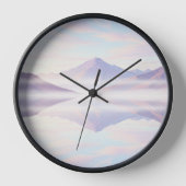 Wall Clock - ruhige Landschaft Uhr (Vorderseite)