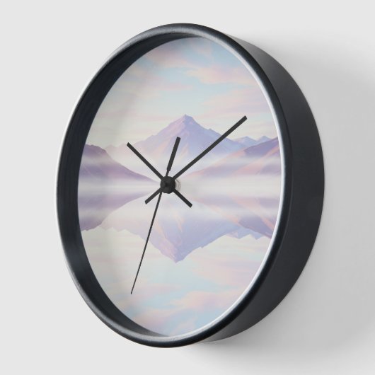 Wall Clock - ruhige Landschaft Uhr (Winkel)