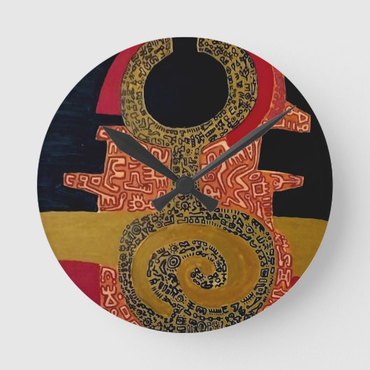 Wall Clock Runde Wanduhr (Vorderseite)