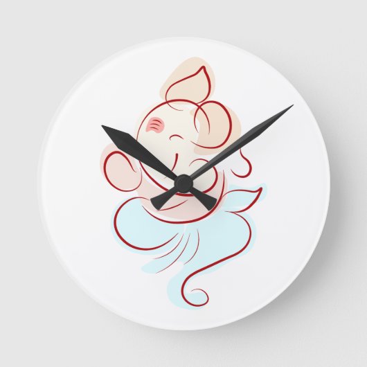 Wall Clock Runde Wanduhr (Vorderseite)