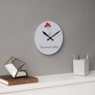 Wall clock runde wanduhr