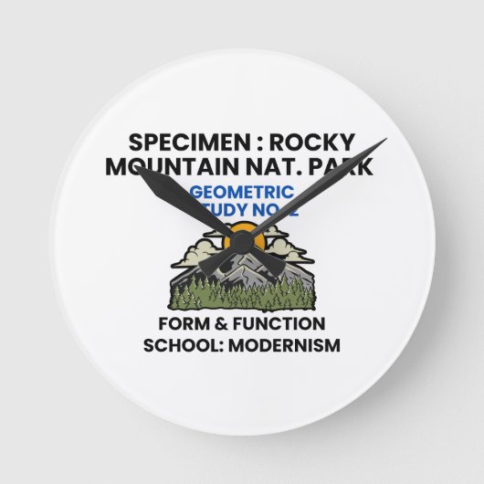 Wall Clock Runde Wanduhr (Vorderseite)