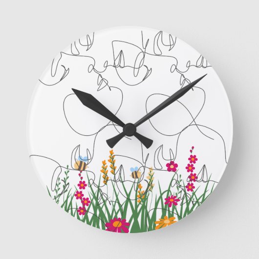 Wall Clock Runde Wanduhr (Vorderseite)