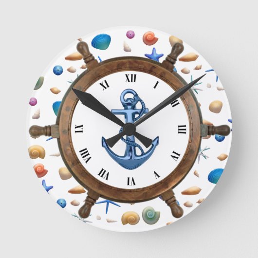 Wall-Clock Runde Wanduhr (Vorderseite)
