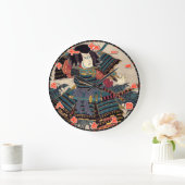 Wall Clock Samurai japanische Kanji Zahlen Große Wanduhr (Zuhause)