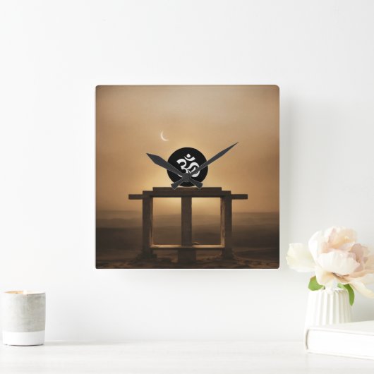 WALL CLOCK SQUARE-FORM QUADRATISCHE WANDUHR (Zuhause)