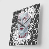 Wall Clock Square I war wie umkreist Quadratische Wanduhr (Winkel)