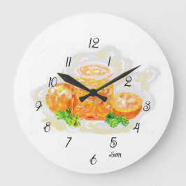 Wall Clock : Still Life Große Wanduhr