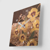 Wall Clock : Still Life Quadratische Wanduhr (Winkel)