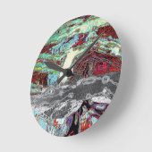 Wall Clock – Strata Pulse Runde Wanduhr (Winkel)