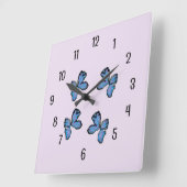 Wall Clock: Time Fly's Quadratische Wanduhr (Winkel)