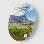 Wall Clock von La Gran Sabana - Venezuela. Große Wanduhr (Winkel)