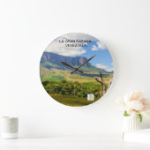 Wall Clock von La Gran Sabana - Venezuela. Große Wanduhr (Zuhause)