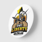 Wall Clock von T&T Liberty Factory Runde Wanduhr (Winkel)