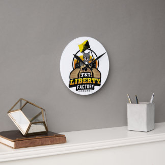 Wall Clock von T&T Liberty Factory Runde Wanduhr