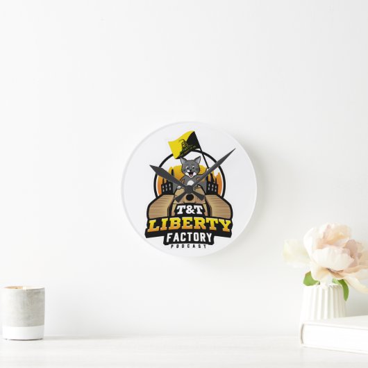 Wall Clock von T&T Liberty Factory Runde Wanduhr (Zuhause)