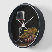 Wall Clock Weintrauben Uhr (Winkel)