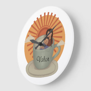 Wall Clock - Wurzeln eines Traums: Wert Große Wanduhr