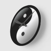 Wall Clock Yin Yang Runde Wanduhr (Winkel)