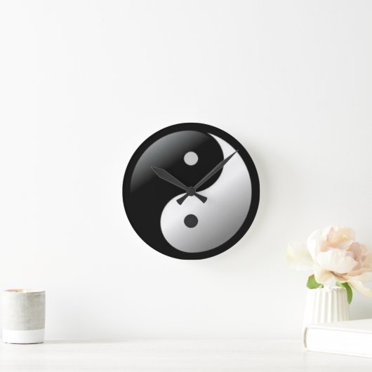 Wall Clock Yin Yang Runde Wanduhr (Zuhause)