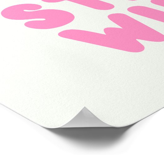 Wall Décor Dream Big, Shine Bright Poster (Ecke)