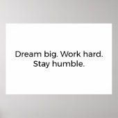 Wall-Decor für Unternehmer - Erfolgskurs Druck Poster (Vorne)