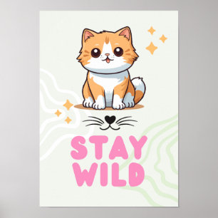 Wall Décor verkörpert Ihre Katze, feiert den Adven Poster