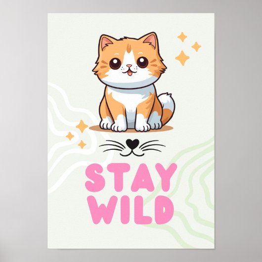 Wall Décor verkörpert Ihre Katze, feiert den Adven Poster (Vorne)