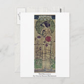 Wall Decoration von Charles Rennie Mackintosh Postkarte (Vorne/Hinten)
