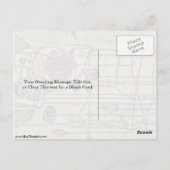 Wall Decoration von Charles Rennie Mackintosh Postkarte (Rückseite)