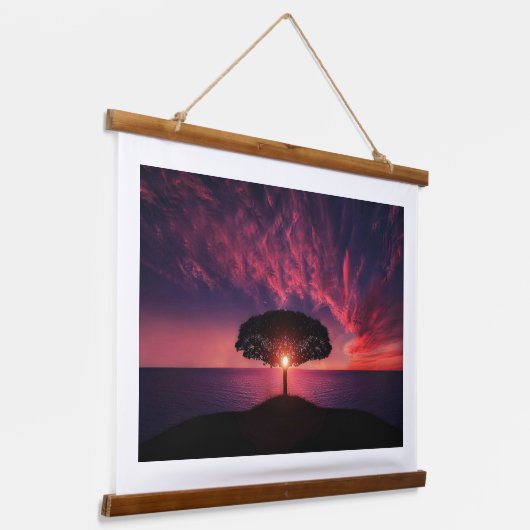 Wall Deko Tapestry Wandteppich Mit Holzrahmen (Gewinkelt)