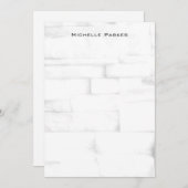 Wall Design Beruflich Schlicht Minimalistisch mode Mitteilungskarte (Vorne/Hinten)