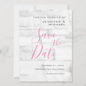 Wall-Design Hochzeit Beruflich Minimalistisch mode Save The Date (Vorderseite)