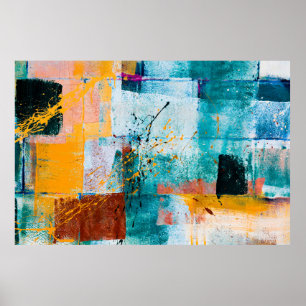 Wall-Graffiti auf den Straßen von West-Los-Angeles Poster