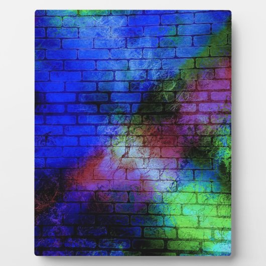 Wall Graffiti Fotoplatte (Vorderseite)