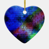 Wall Graffiti Keramik Ornament (Vorne)