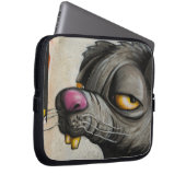 Wall Graffiti Mouse Laptopschutzhülle (Vorne Rechts)