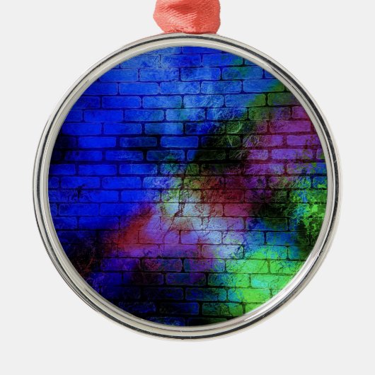 Wall Graffiti Ornament Aus Metall (Vorne)