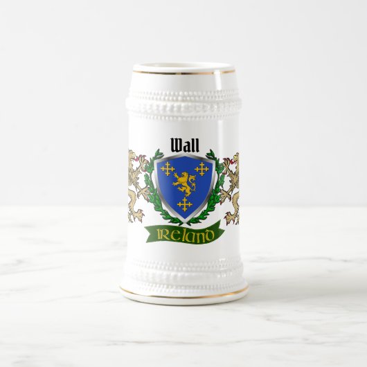 Wall Irish Shield Bierglas (Mittel)